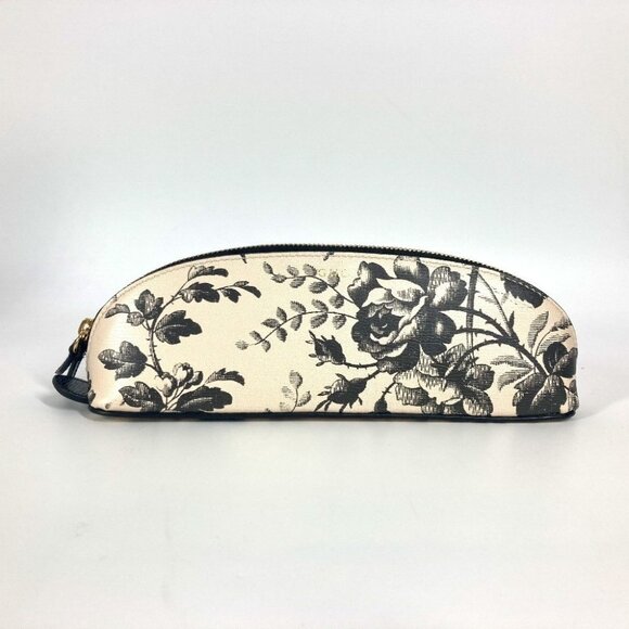 GUCCI 662130 Herbarium logo pencil case pouch stationery pencil case Unused - Picture 2 of 10